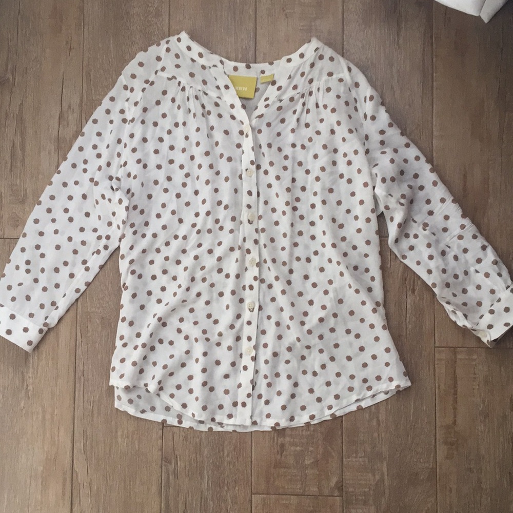 Anthropologie Maeve Button Down Shirt